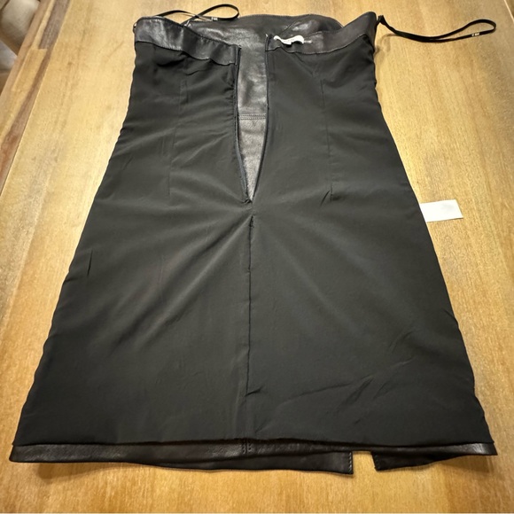 ET OCHS Black Calf Leather Strapless Mini Dress Size 10 $1695 retail - Picture 15 of 15